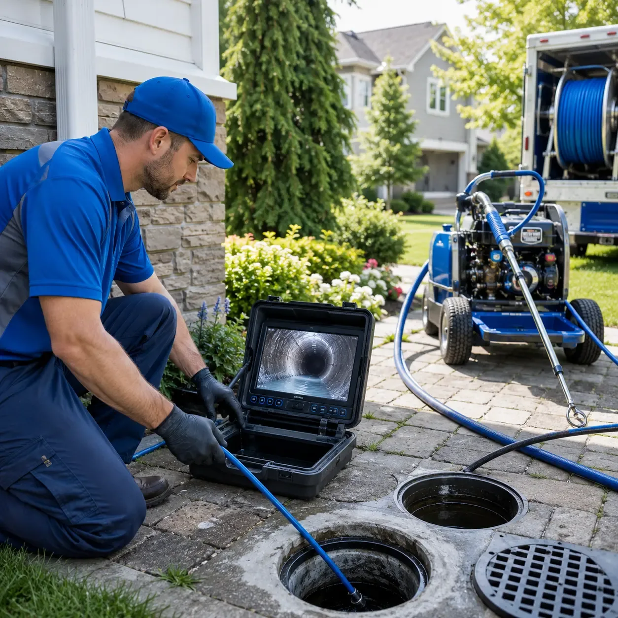 Outdoor drain cleaning professionals serving Page, ND